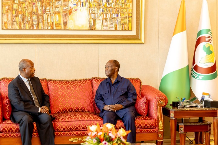 Le Chef de l’État a eu un entretien avec le Représentant Spécial du Secrétaire Général des...