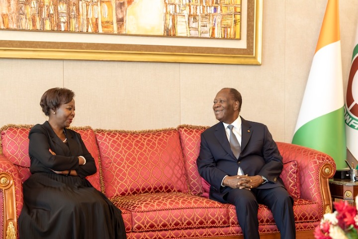 Le Chef de l’État a eu un entretien avec la Secrétaire Générale de la Francophonie